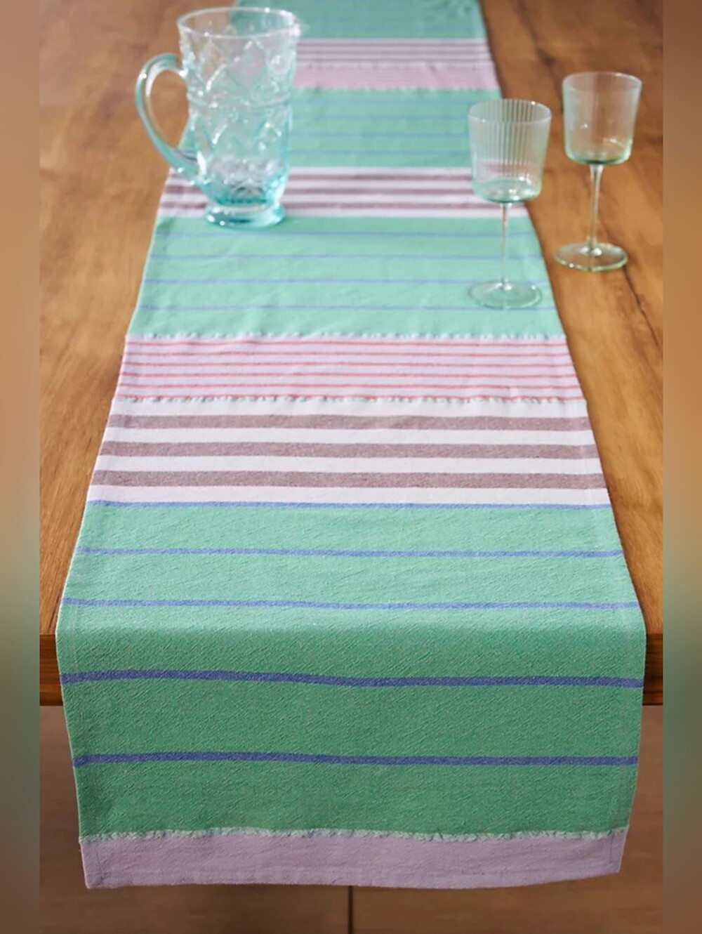Anthropologie, Rayas Table Runner in Cool